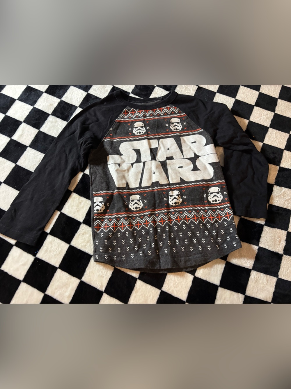 4T starwars Christmas themed long sleeve